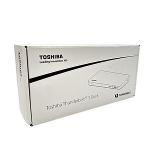 Toshiba Thunderbolt 3 Dock PA5281U-1PRP USB 3.0 Docking Station New in Open Box